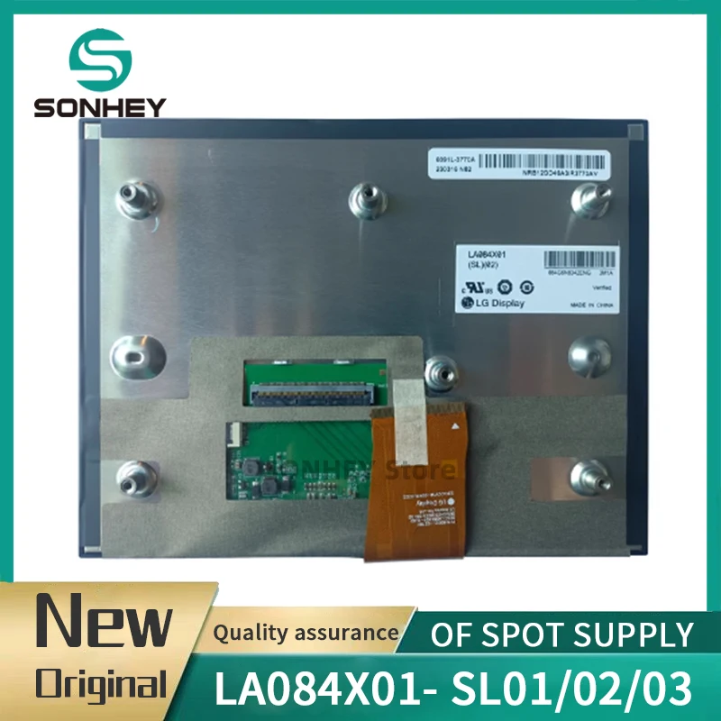 

NEW 8.4Inch LCD display LA084X01(SL)(01) LA084X01-SL01 SL02 SL03 touch screen for Chrysler Jeep compass 2018 VP4R 2017-2021 Navi