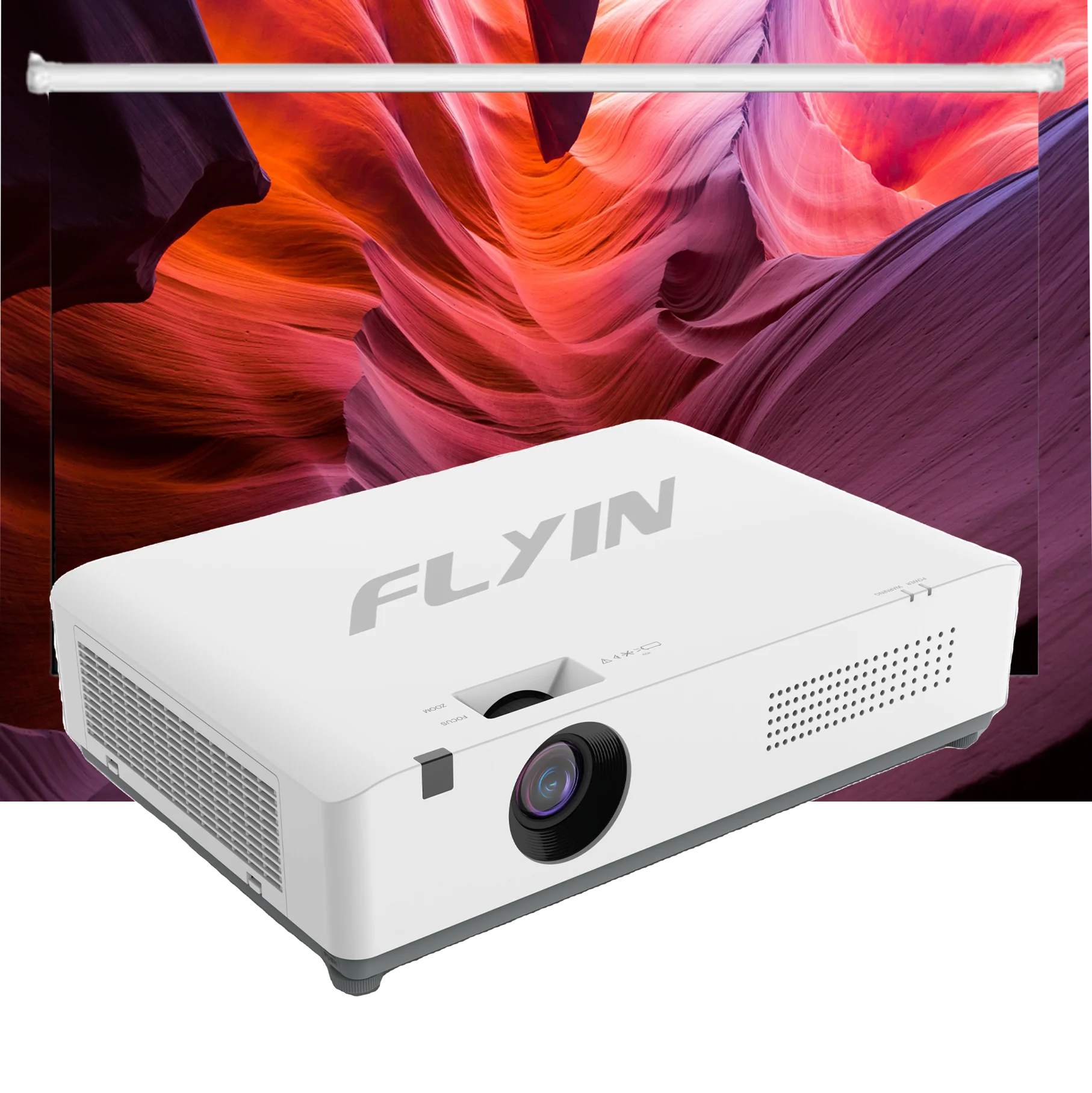 

Factory Direct WUXGA 3LCD 3600 ANSI Lumens Laser Projector for School Meetings and Business As Well As Movies L