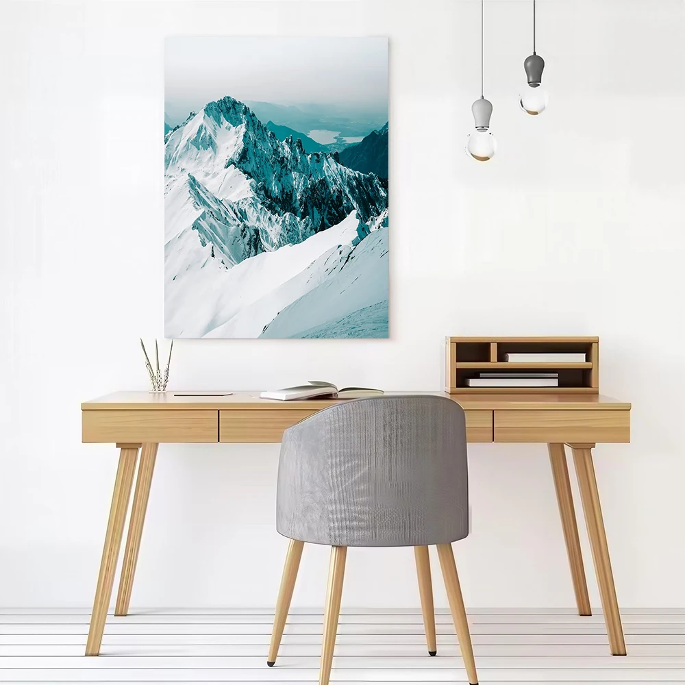 Cinematic Mountains Printed Canvas Poster Personalized High Quality Wall Art Paintings for Modern Home Decorations Vintage Decor