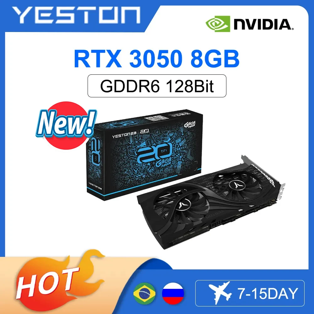 YESTON GeForce RTX 3050 8GB วิดีโอการ์ด ประสิทธิภาพสูง สำหรับเกมและงานสร้างสรรค์ รีวิวจริงจากผู้ใช้งานจริง