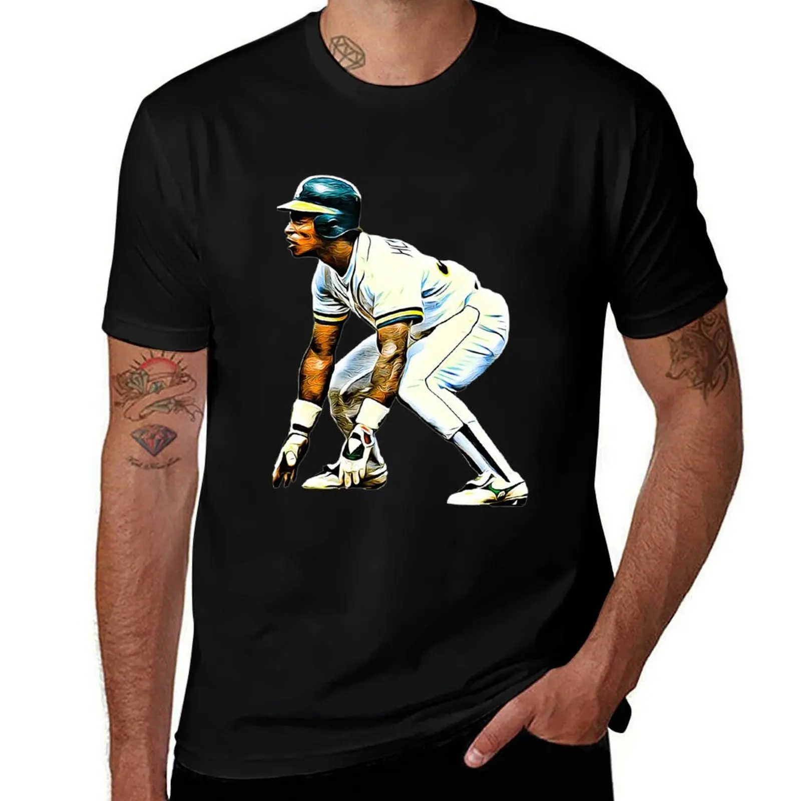 Rickey Henderson Rickey Henderson T-Shirt Holiday Lightweight T-Shirt