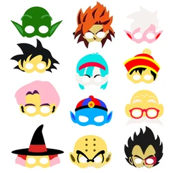 12Pcs/set Dragon Ball Mask Party Decoration Set Birthday Gift Party Halloween Cool Accessories Favorite Ornament for Boy cosplay