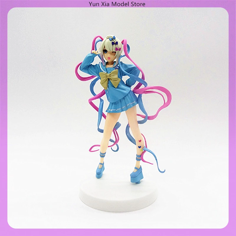 20cm Needy Girl Overload Kange Anime Figures Game Gk Statue Cartoon Girls Models Collectible Toys Cute Ornament Doll Boys Gifts