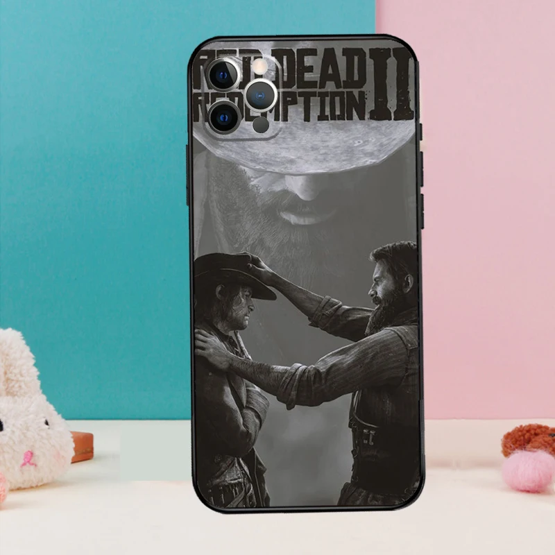 Red Dead Redemption 2 Phone Case For iPhone 11 12 13 14 15 16 Pro Max X XR  XS Plus Silicone Bumper Back Cover - AliExpress 202192403