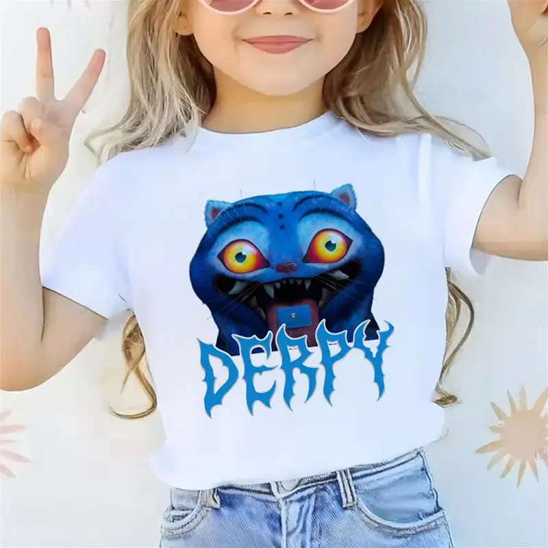 K-POP 2026 New Style Short-Sleeved Boys and Girls' Spring-Summer Cotton Sportswear T-Shirt with Cute Patterns - Image 3
