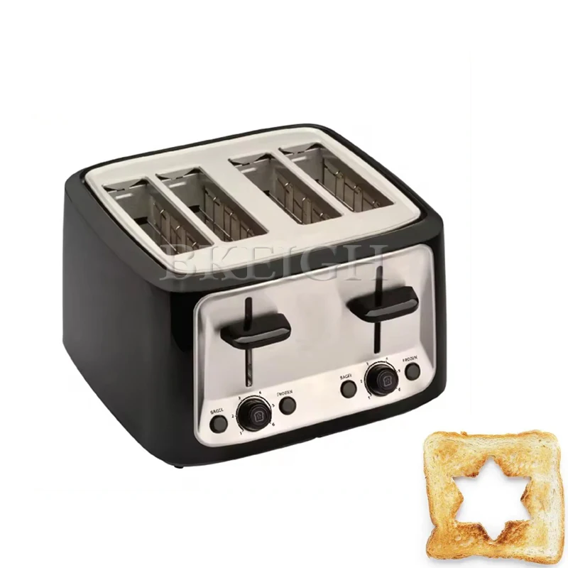 

Stainless Steel Fully Automatic Toaster, Commercial Household Breakfast Machine