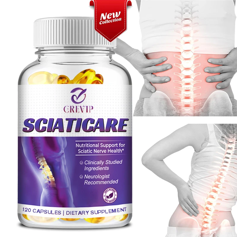 Sciatic Nerve Relief Supplement Vitamin 40 Times Stronger Than The Natural Form of R-ALA, Non-synthetic Lipoic Acid (ALA)