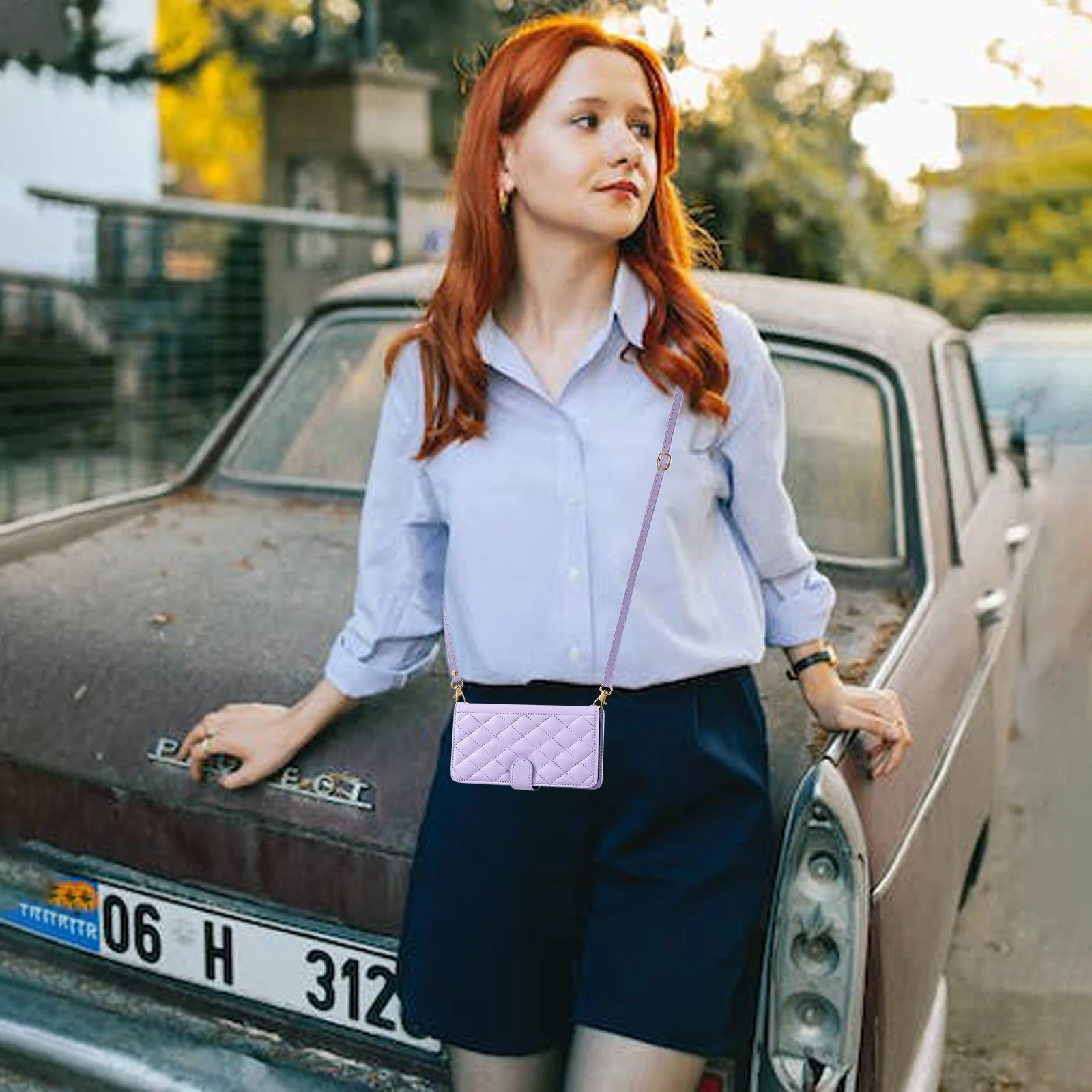 

Чехол для телефона Samsung Galaxy A40, длинный ремешок через плечо, силиконовый защитный чехол, кожаный флип-чехол