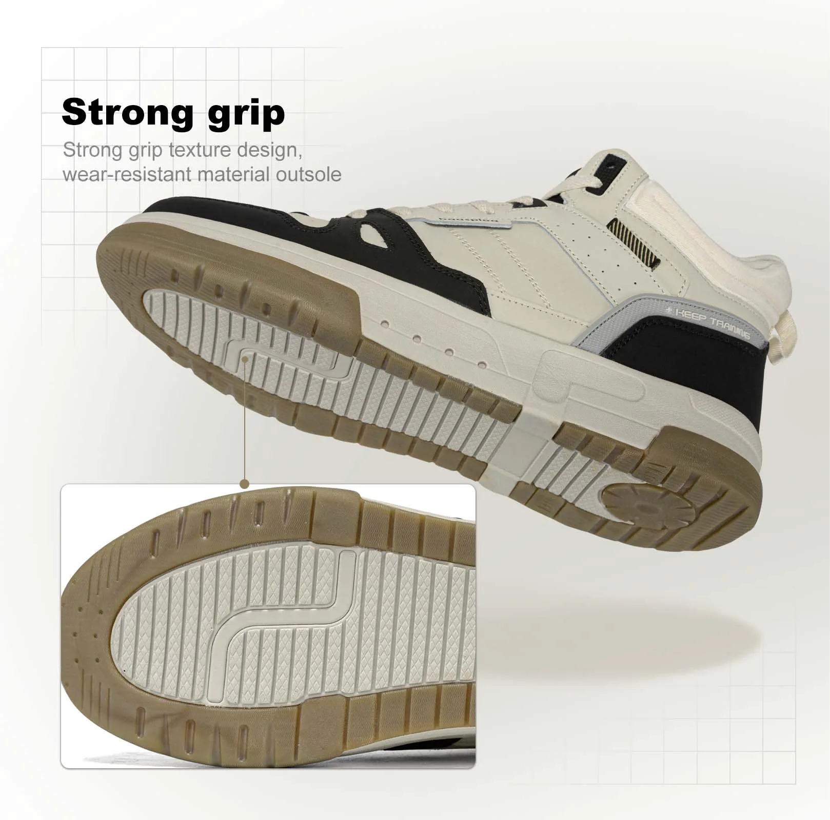 Baasploa Men Winter Sneakers New Fashion Waterproof Plush Warm Skateboard Shoes Male Outdoor Casual Non-Slip Cotton Shoes