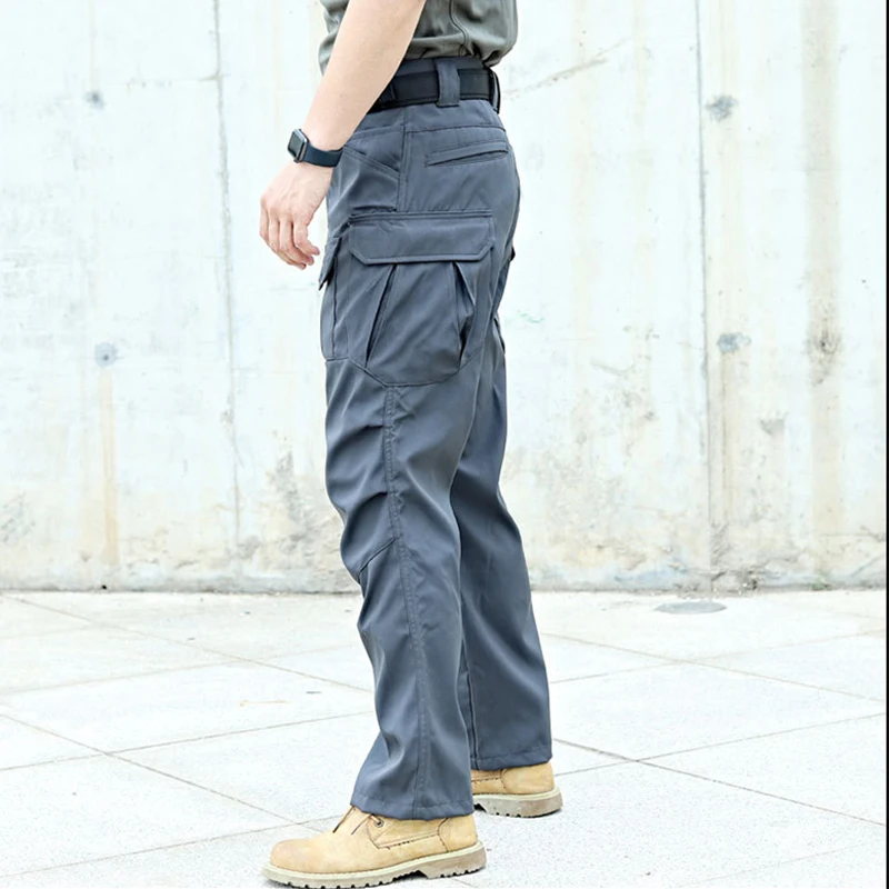 Pantalones tácticos transpirables para hombre con bolsillos cargo - imagen 2