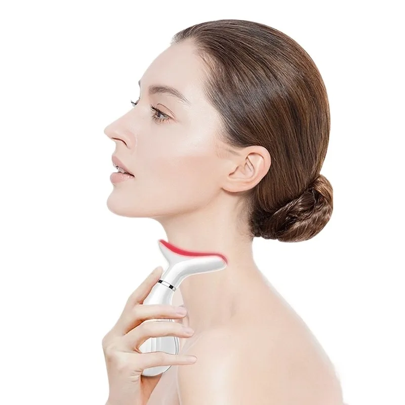 امرأة الرقبة مدلك المهنية جهاز الجمال شد الجلد المحمولة الرقبة التجاعيد مدلك الرقبة رفع أجهزة التجميل #5