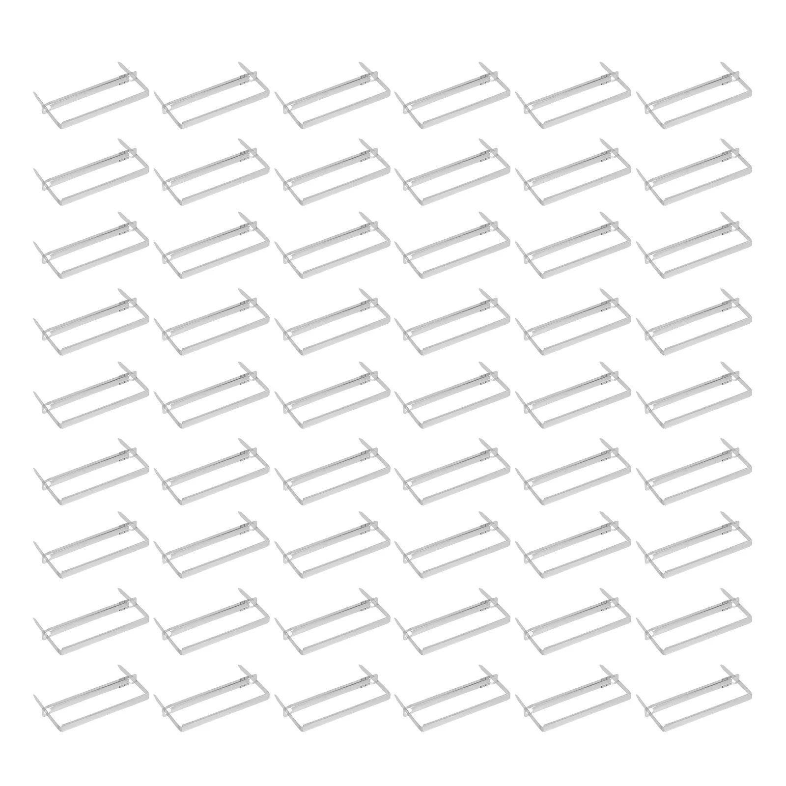 

50Pcs Two Hole Paper Fasteners Metal Prong Binder Clips File Folder Fastener Bases for Document Organization Office Use