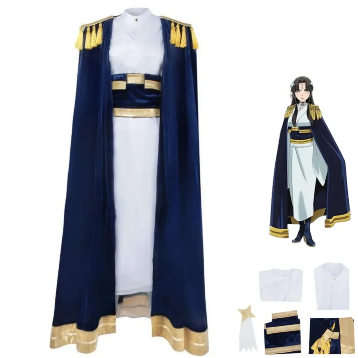 

Anime I Admire Magical Girls Tanaka Michiko Cosplay Costume Gushing Over Magical Girls Chinese Style Cloak Woman Carnival Suit