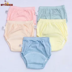 New Baby Shorts Solid Color Washable Underwear BABY Boy Girl Cloth Diapers Reusable Nappies Infant Panties Baby Girl Underwears