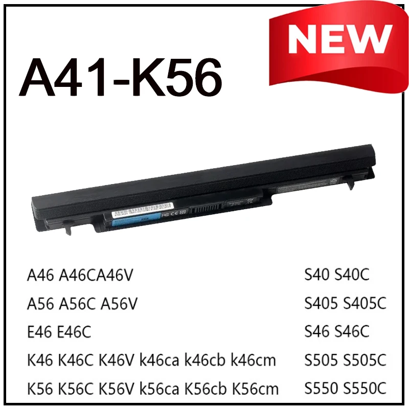 2600Mah A41-K56 Lap…