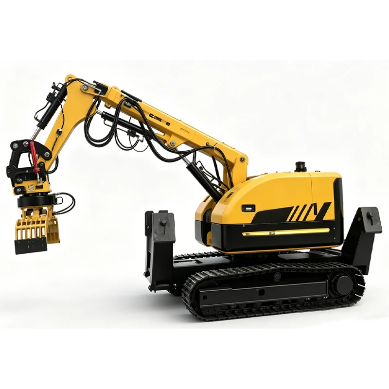 Flexible Swing Arm Demolition Robot Multi-angle Reach Hard-to-access Construction Breaking Positions