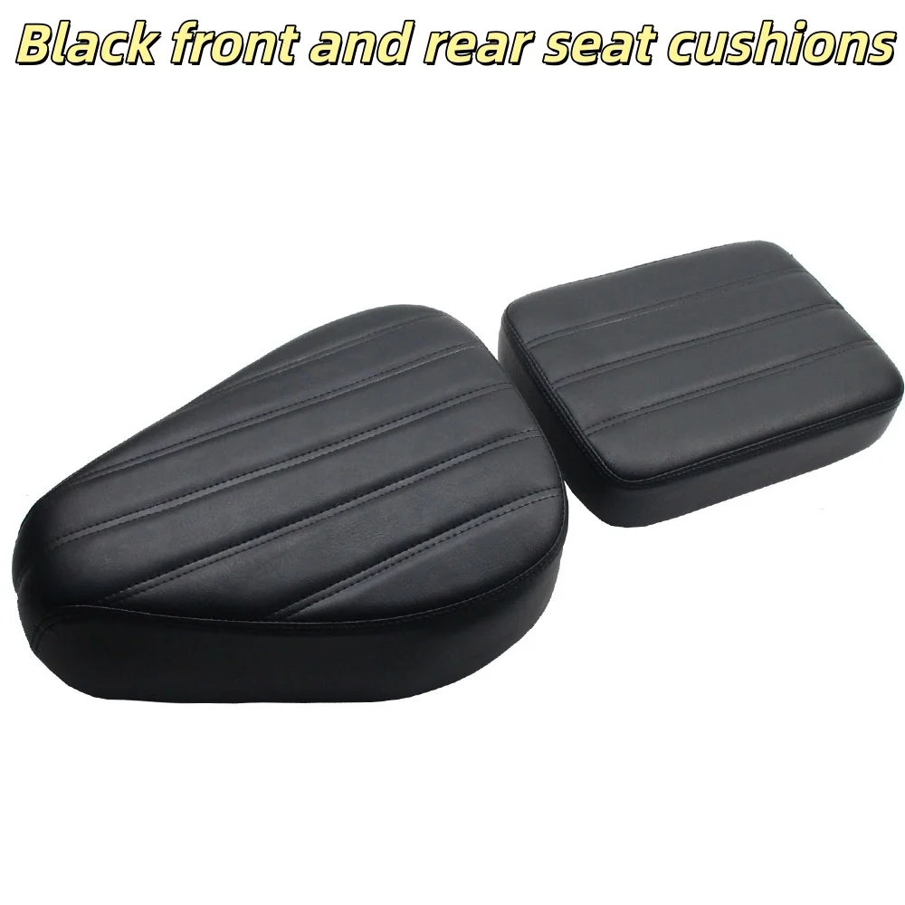 For Honda Cross Cub CC110: Retro-style solo lowered seat (front/rear seat assembly)
