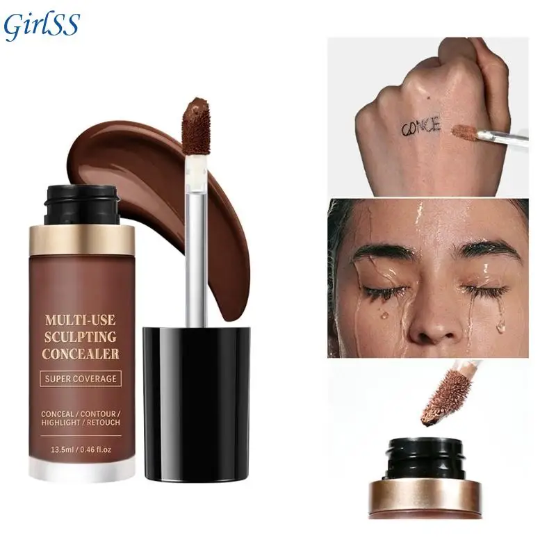 Korektor w płynie nawilżający Wodoodporne krycie, które można budować do codziennego makijażu Użyj T4MB