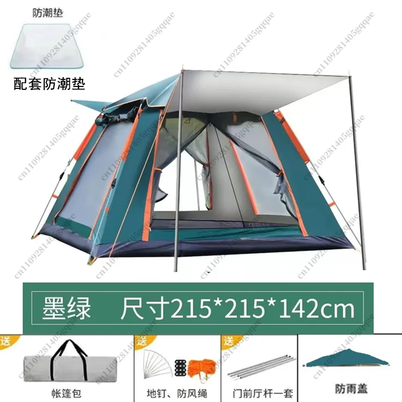 Meistverkaufte, zuverlässige, aufblasbare Kuppelzelte für Camping im Freien, wasserdichte Glamping-Zelte zum Verkauf – Detail 2