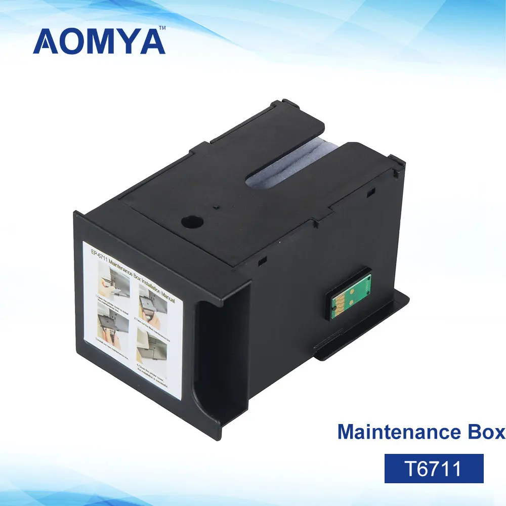 

T6711 Ink Maintenance Box chip for Epson WF7110 7210 7510 7610 7615 7620 7710 7715 7720 3010 3520 3530 3540 3620 L1455 ET-16500