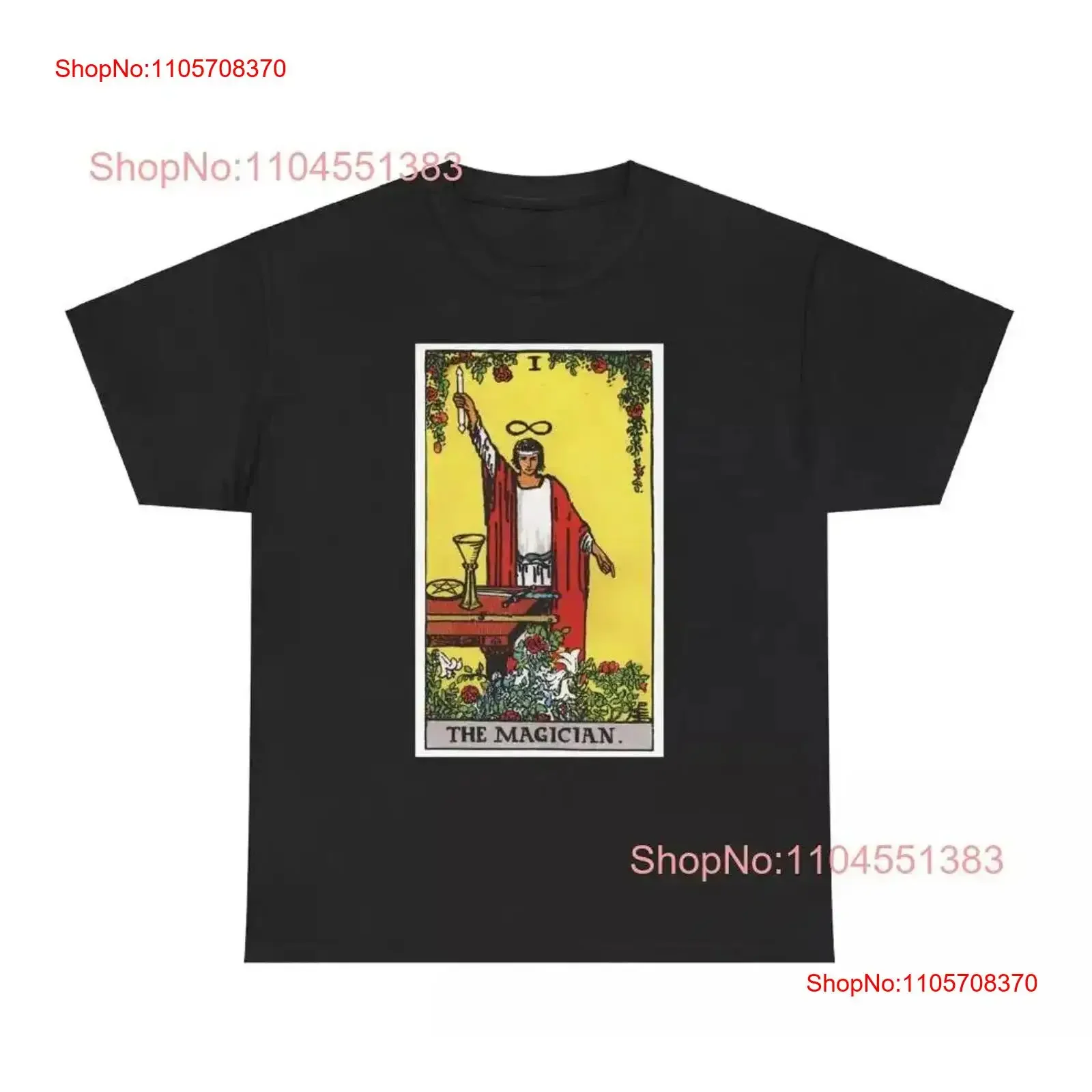 The Magician Tarot Card T Shirt Size S 5XL vintage Washed Stylish Soft Unisex Versatile graphic streetwear Comfortable Slightly