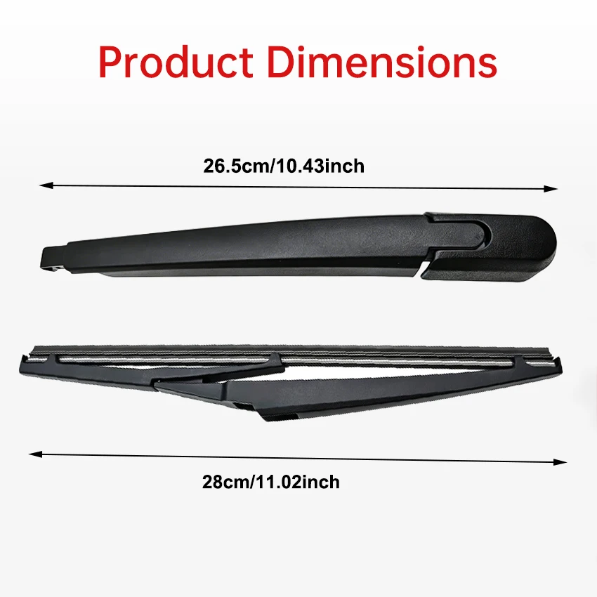 Car Rear Wiper Blades Back Window Wipers Arm For Kia Rio MK3 Hatchback 2011 2012 2013 2015 Windscreen Auto Car Wiper Accessories - view 3