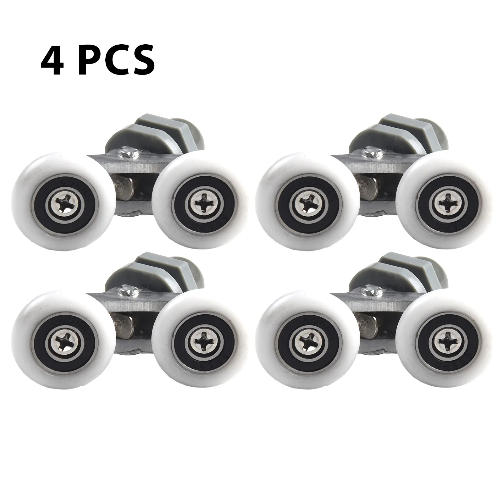 Aluminum Alloy Shower Door Rollers Shower Door Rollers Low-Noise Sliding Door Roller Shower Door Rollers Twin Bathroom Shower