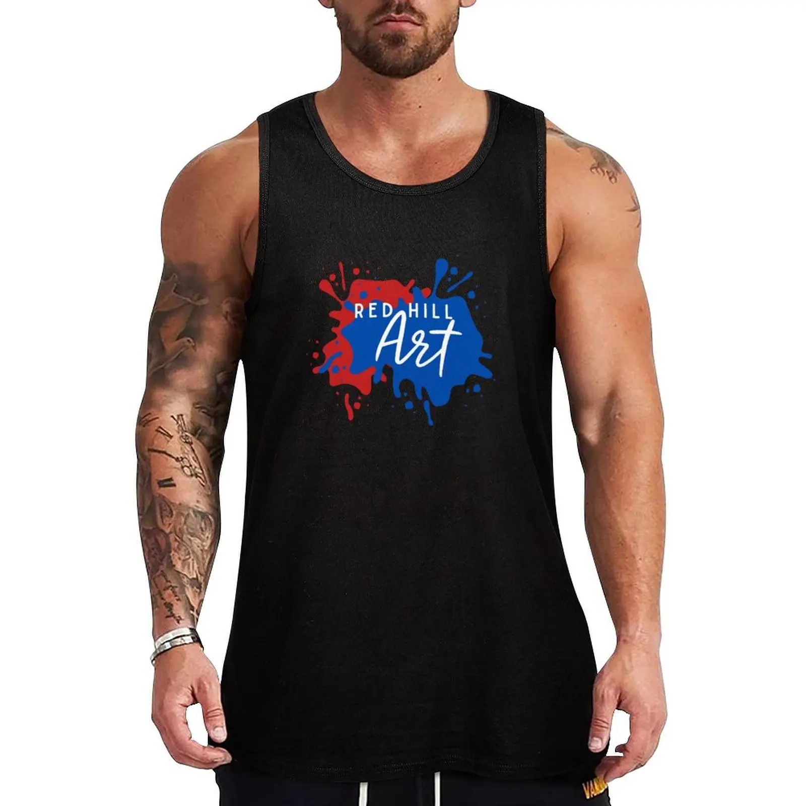 

Red Hill Art Tank Top Vest for boy Gym clothes tops