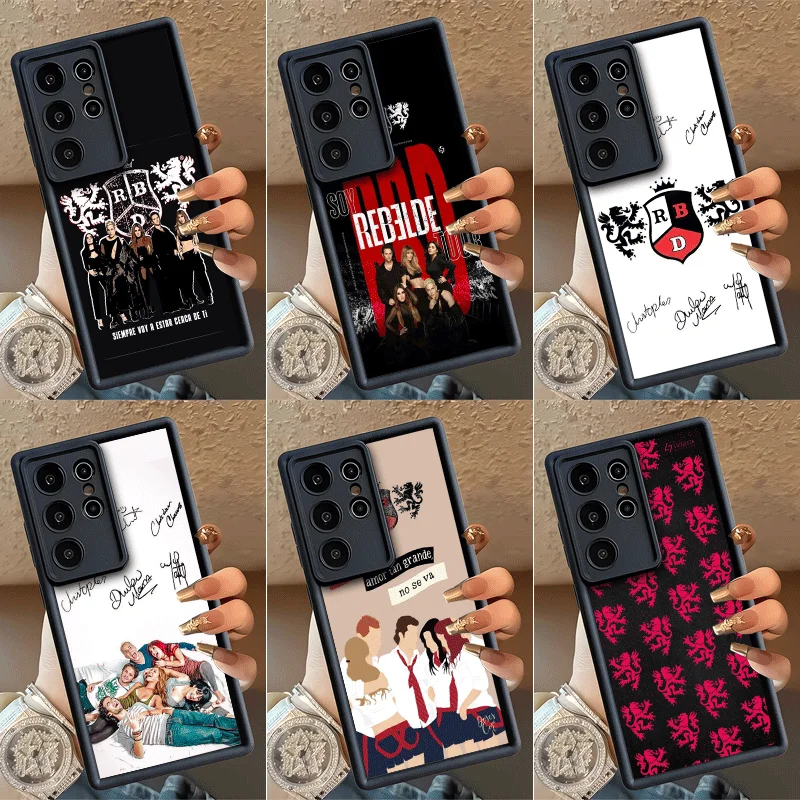 F-Fashion RBD R-Rebelde Shockproof Phone Case For Samsung Galaxy S23 S24 S25 S26 Ultra S21 FE S20 Plus 5G Silicone Cover