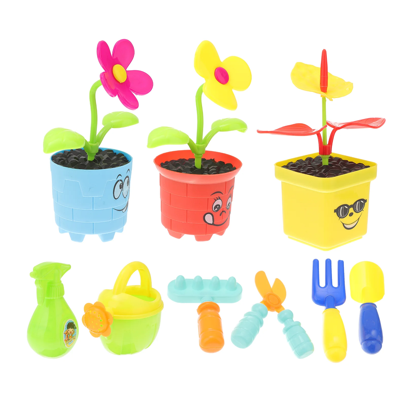 

Flower Toy Garden Planting Tool Kit Kids Toys Educational Play House Simulated Puzzle Creative