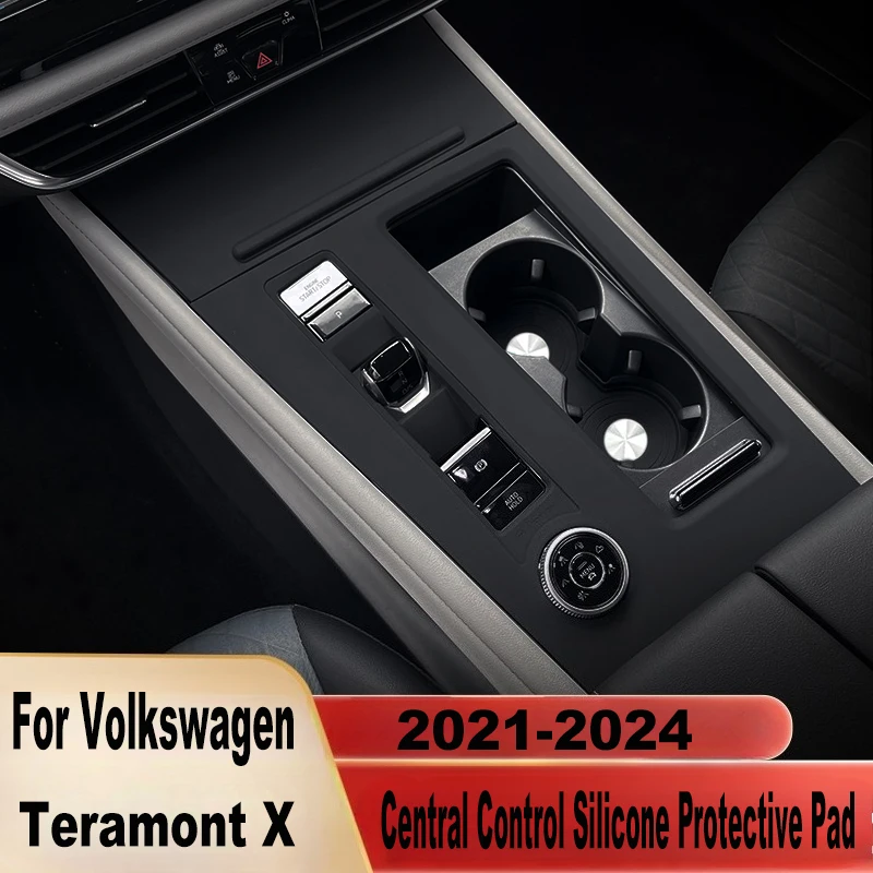

For Volkswagen VW Teramont X 21-24 Central Control Silicone Protective Pad Interior Panel Protective Cover Modified Accessory