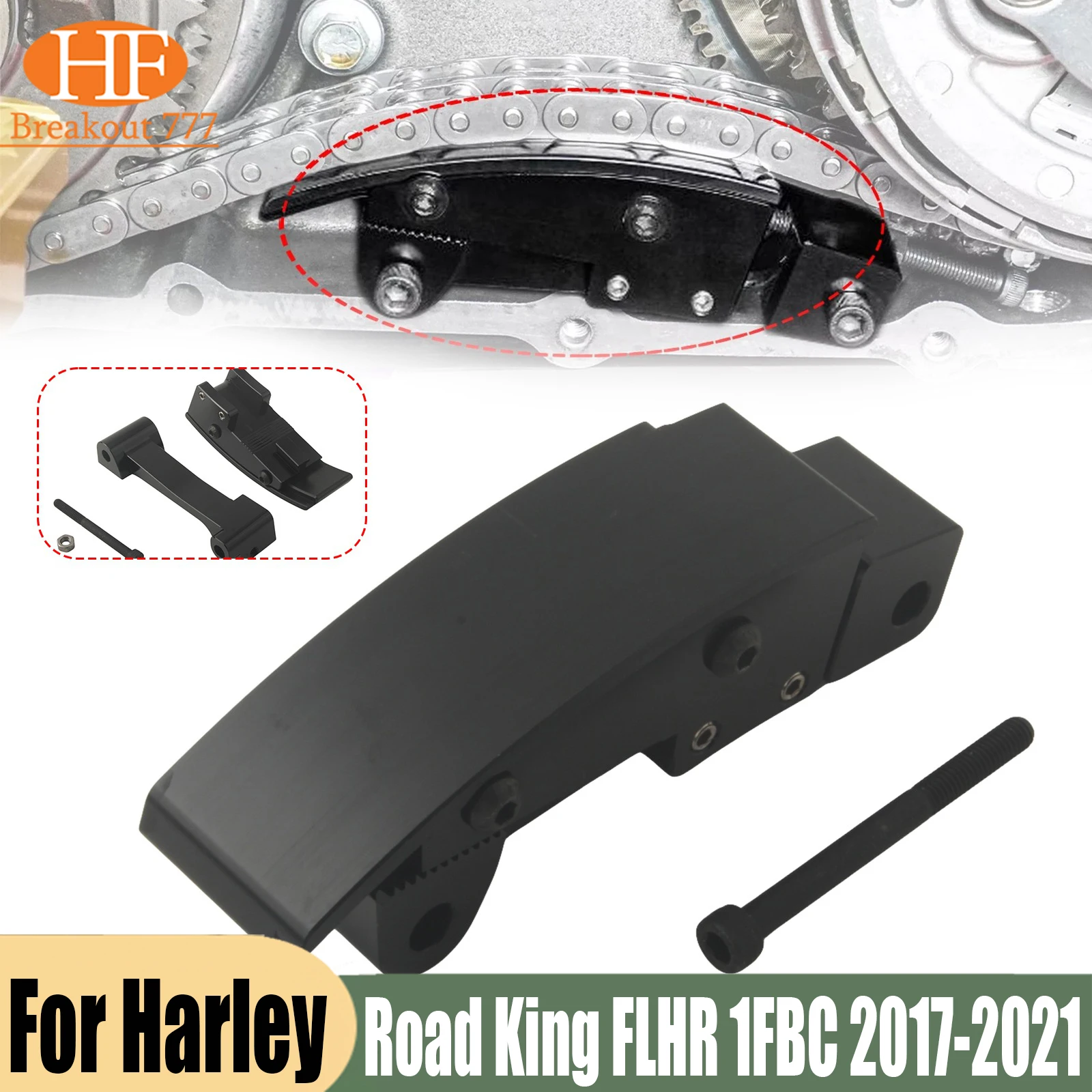 For Harley Road King FLHR 1FBC 2017-2021 Manual Primary Chain Tensioner