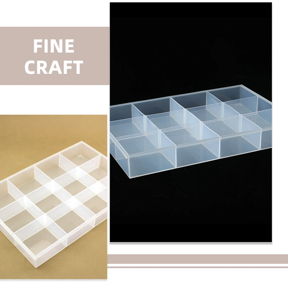 

12 Grid PP Jewelry Storage Display Tray for Rings Earrings Necklaces Watches Keys Accessories ganizer Household Plastic Holder