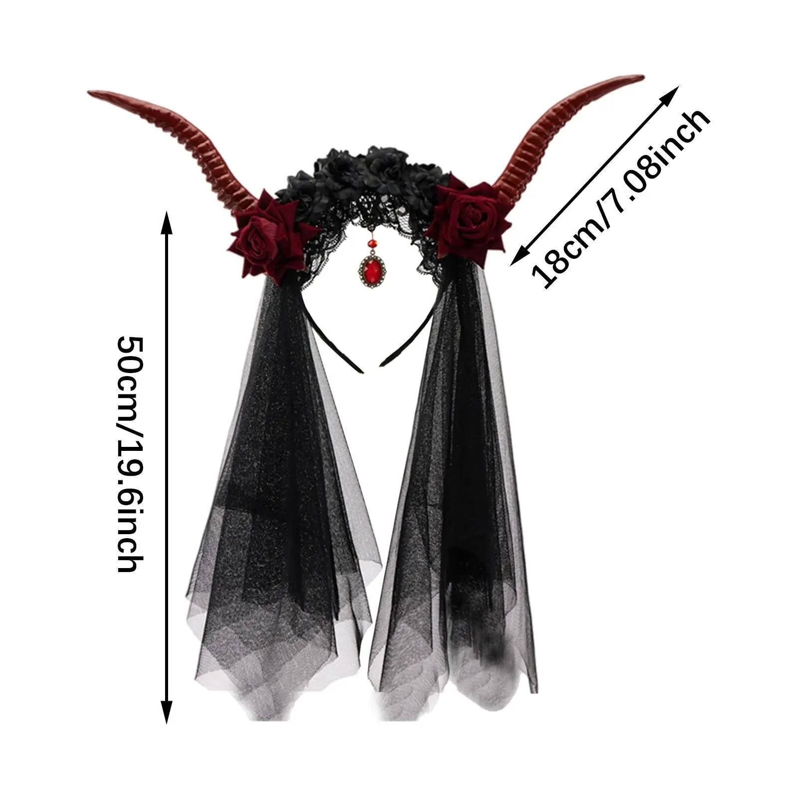 ที่คาดผมตกแต่งผมห่วงหัตถกรรมเสื้อผ้าที่คาดผมสุทธิสําหรับการเล่นตามบทบาท