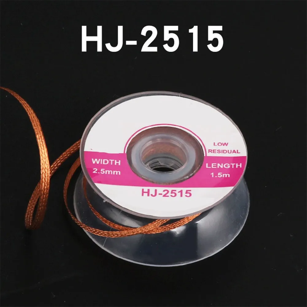 Desoldering Braid, Solder Remover Fio, Cabo de Chumbo, Flux Repair Tool, 1.0mm, 1.5mm, 2.0mm, 2.5mm, 3.0mm, 3.5mm
