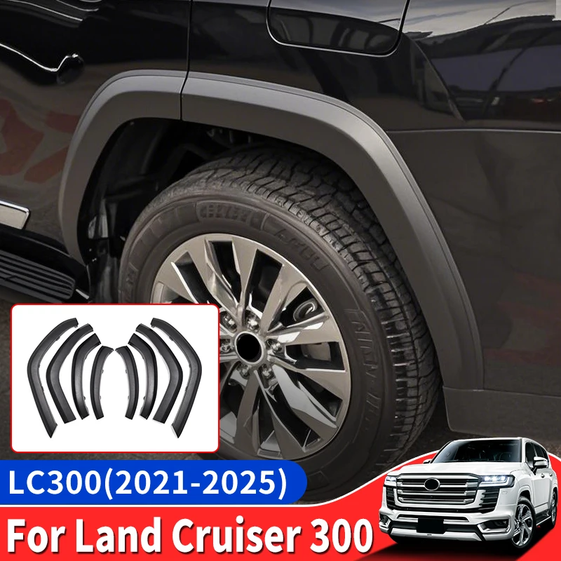 

For Toyota Land Cruiser 300 2022 2023 2024 2025 Lc300 Wheel Eyebrow Wheel Flare Exterior Decoration Upgrade Accessories Body Kit