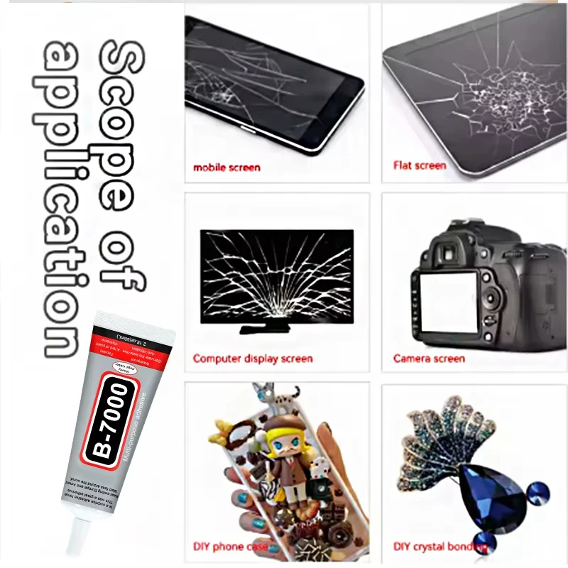 15ML B7000 Super Glue Clear Quick Dry Adhesive Contact Cell Phone Tablet Repair Adhesive Maintenance Back Cover Medium Repair