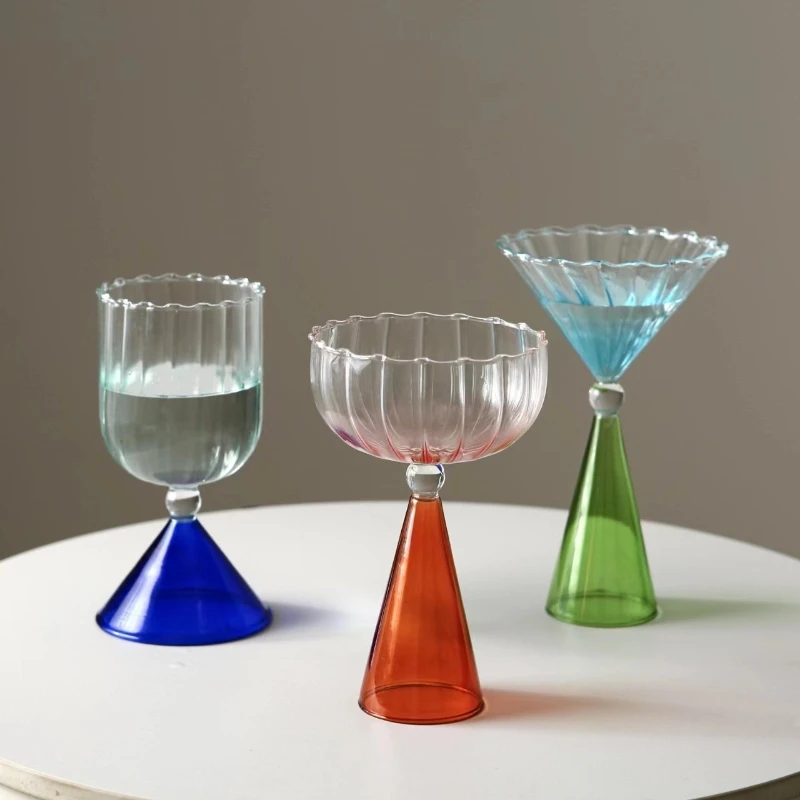 

LTT creative gradual change glass champagne wine goblet high value cocktail glass