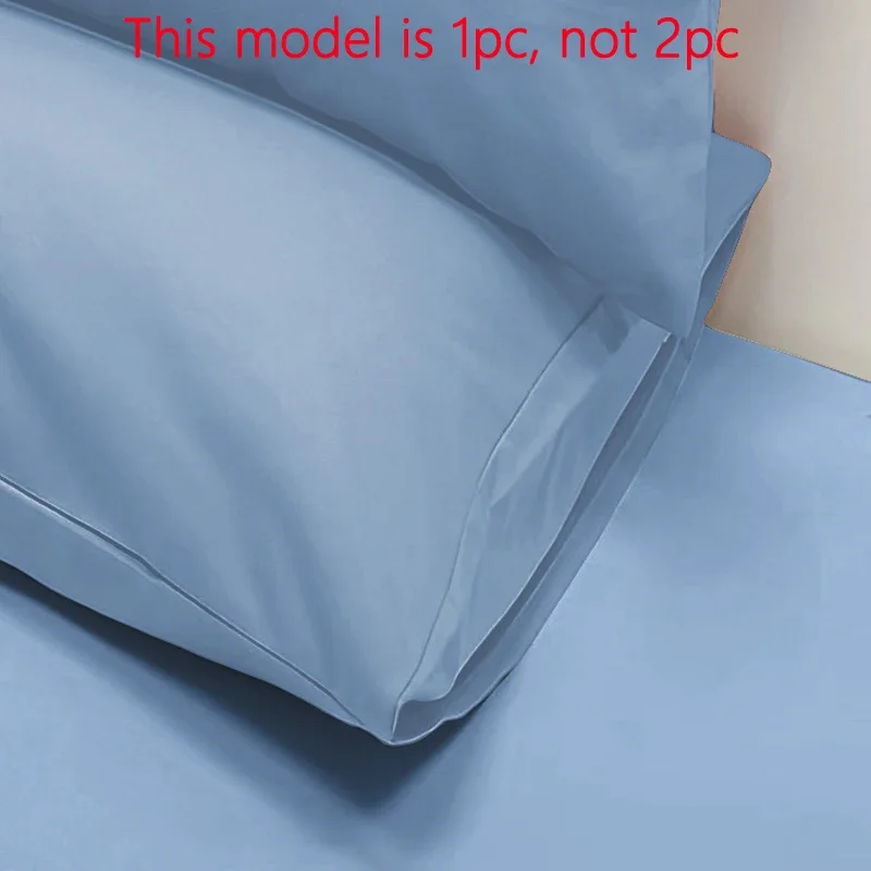 1 Piece Of Matte Solid Color Pillowcase, Bedroom Pocket Sealed Soft Pillowcase, Bedding image 5