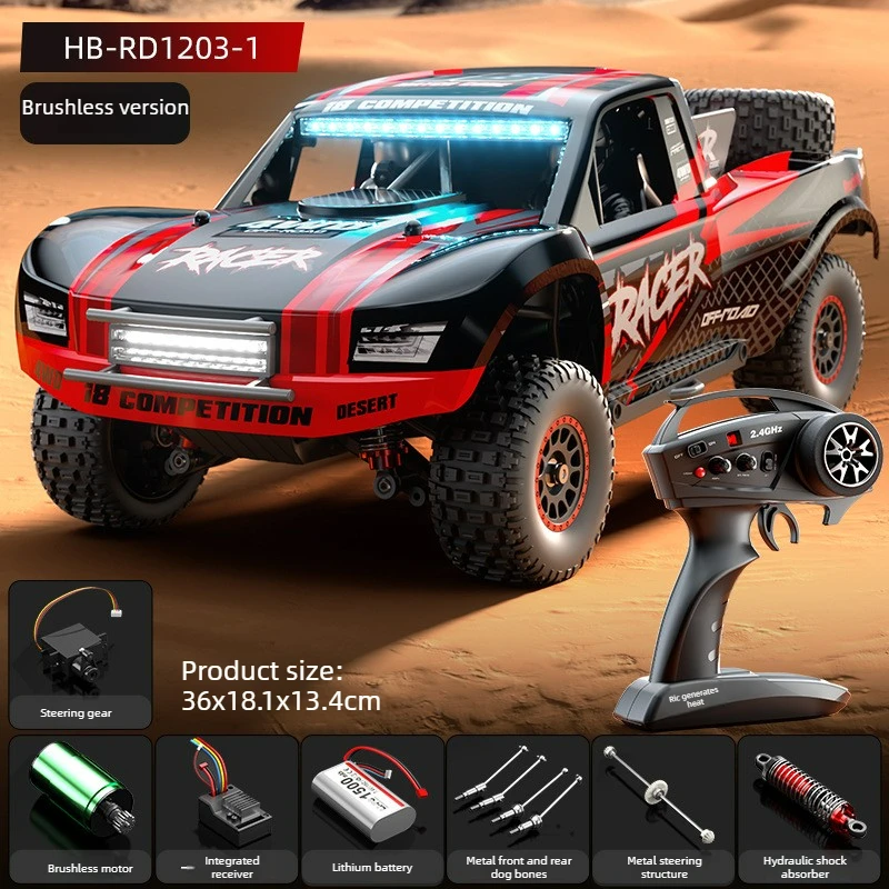 Cool Stuff Toy Car Funny Gift-1:12 Full-scale Off-road Rc Truck,Remote Control Car,50km/h High-speed 4WD Rc Cars,Children's Toys
