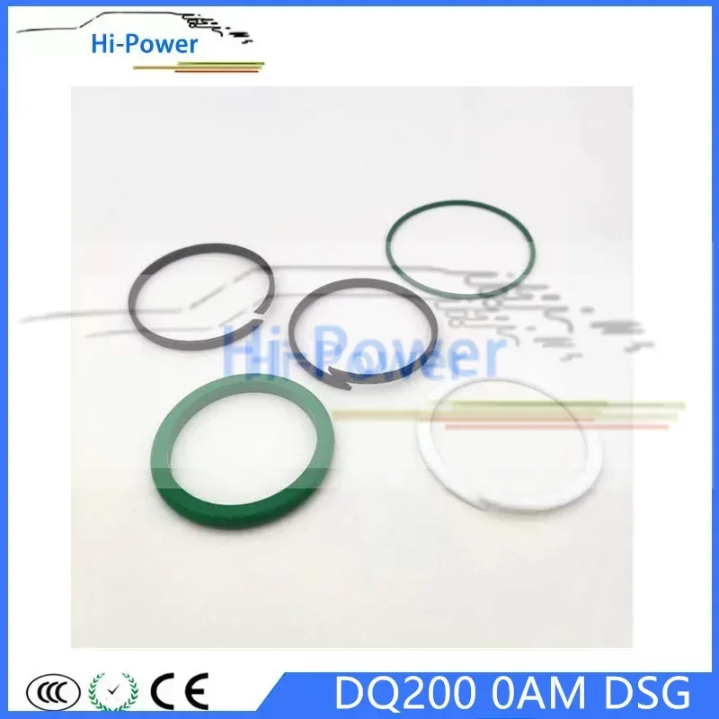 0AM325587E DQ200 0AM DSG 7-Speed Transmission Accumulator Seal Rings For VW for AUDI SKODA OAM325587E 0AM325587F Gearbox