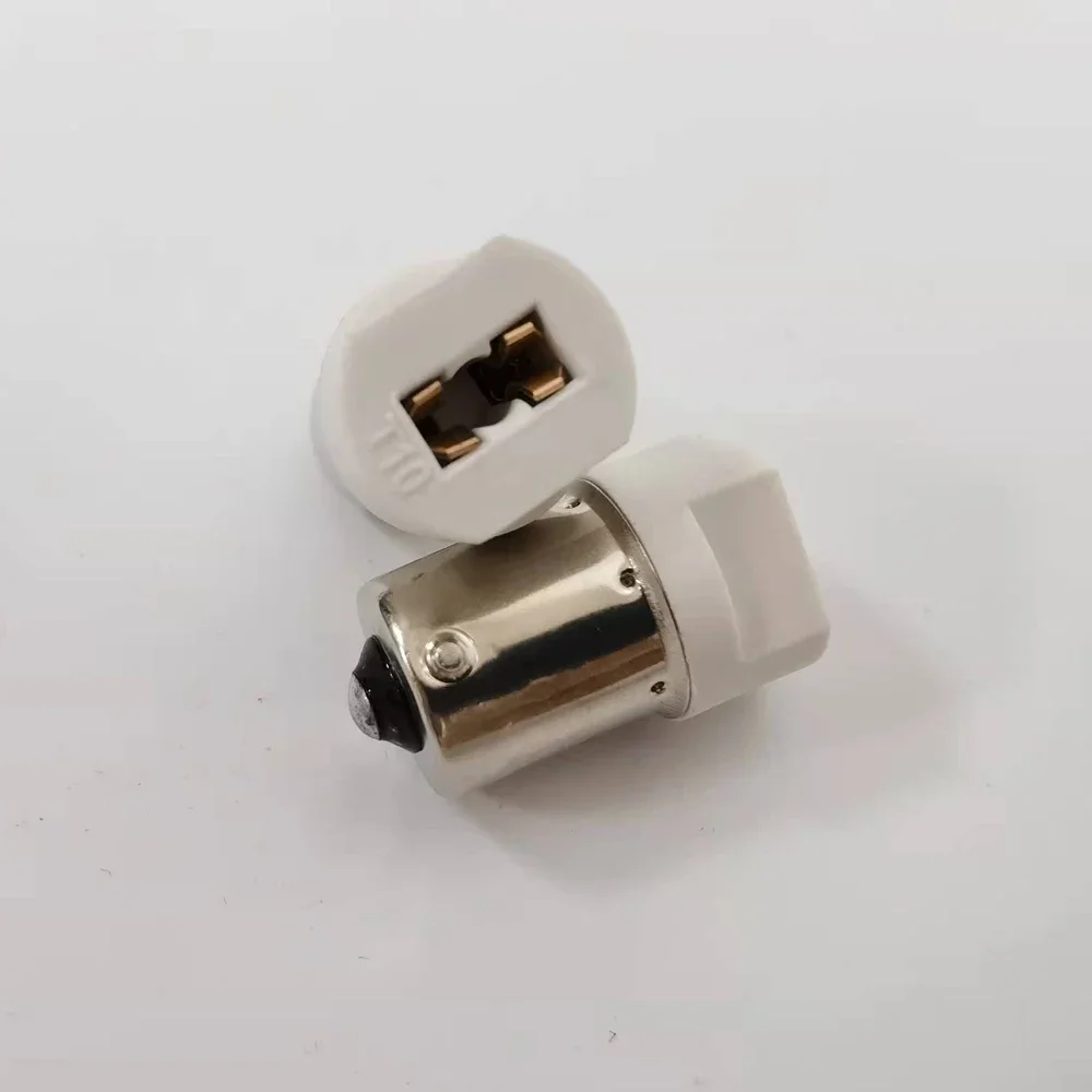 2X T10 W5W 168 194 to 1156 BA15S P21W 1156 BAU15S PY21W 1157 BAY15D LED Light Base Converter Adapter Transformer Socket New