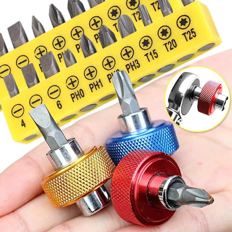 

Магнитная отвертка с коротким стержнем, многофункциональные зажимы, мини-отвертки для быстрой смены насадок, ремонтные инструменты из алюминиевого сплава, электроинструменты