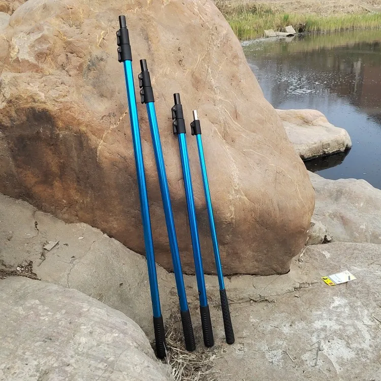 

Handle Alloy Fish Rod Diameter Aluminum Net Carp Handling Stainless Trout Sea Gear Extendable Frame Mesh Landing Fishing Nylon