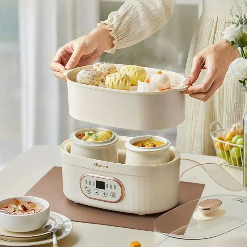 

Electric Stewpot Ceramic Electric Stew Pot Stewing Out of Water Soup Pot Congee Cooking Pot Bird's Nest Stewpot Home Appliance