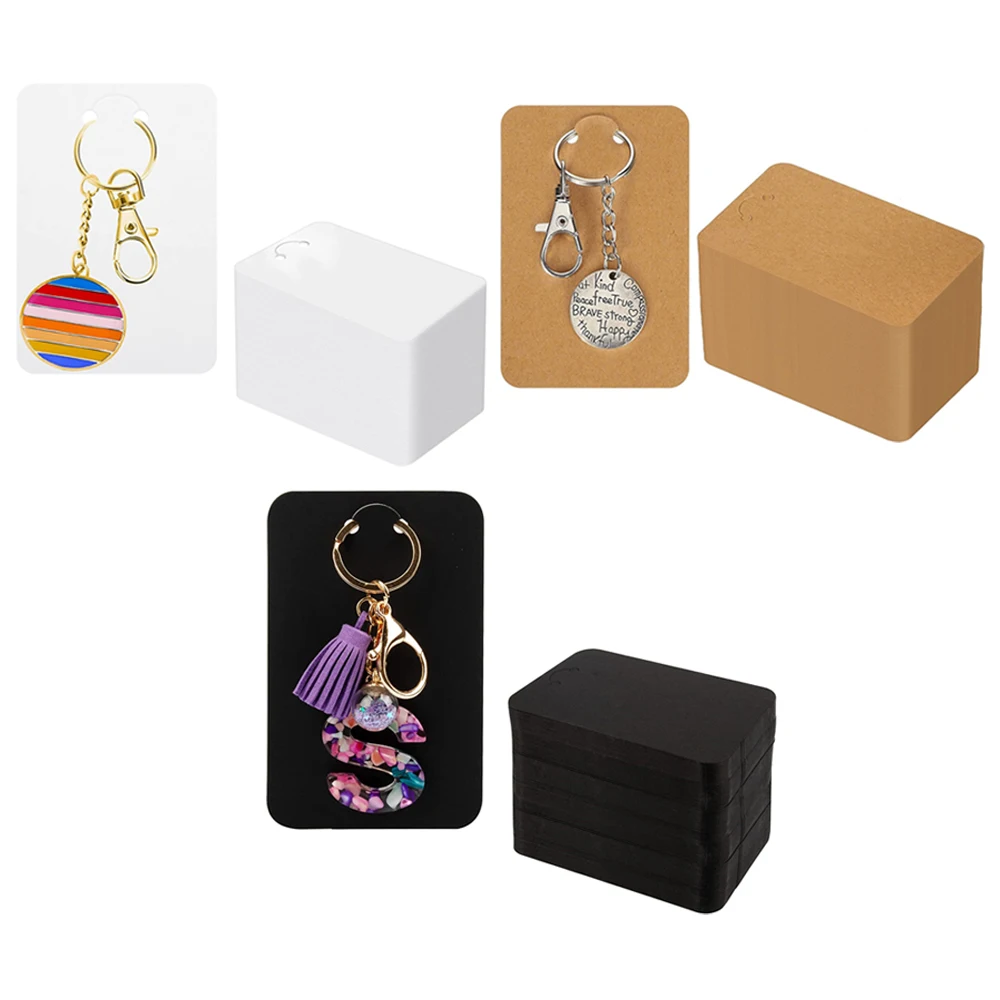 Porte-clés en carton pour cartes d\'affichage, porte-clés, porte-bijoux, cadeaux de décoration, emballage de stockage, fournitures pour petites