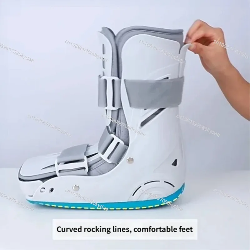 ‌Inflatable Walking Boot for Ankle Fractures - Post-Op Recovery Brace with Air Cushion & Fastening for Easy Walking‌