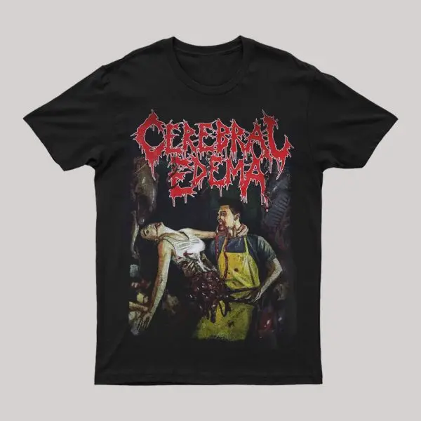 

2025 New CEREBRAL EDEMA - WIRJO BANYUWANGI Printed Unisex Street Fashion Trendy Short Sleeves Made of Pure Cotton Round