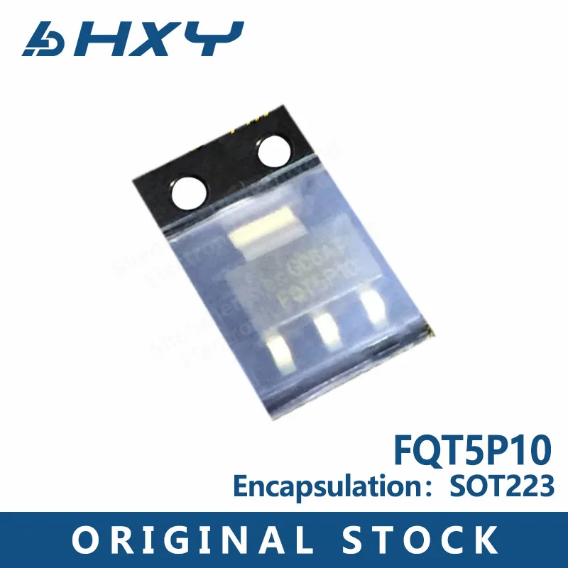 10 unidades/lote FQT5P10 SOT223 MOSFET FQT5P10TF