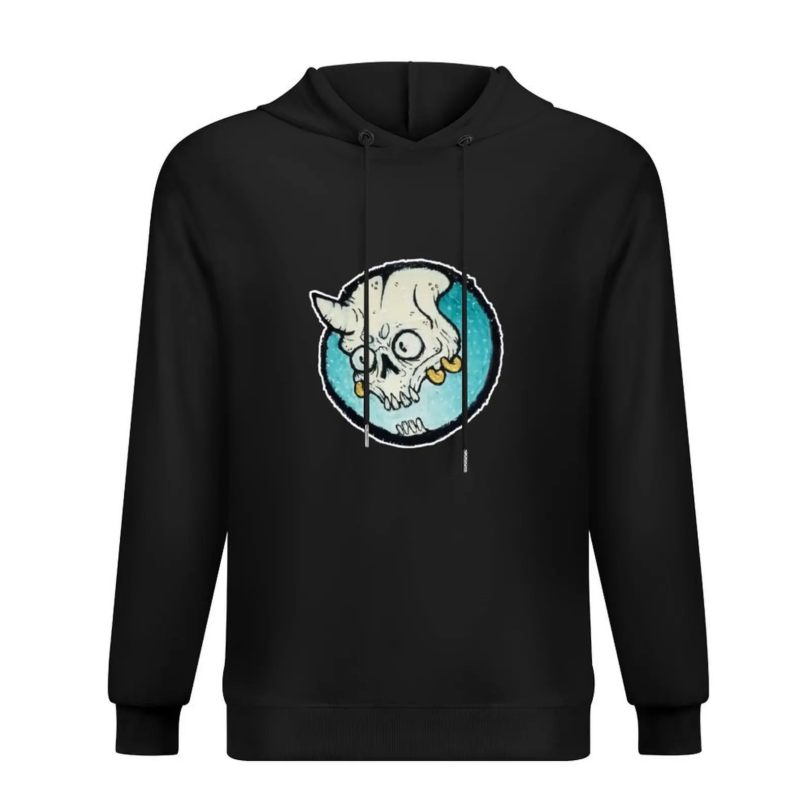 

Turquoise Devil Bones Hoodie autumn jacket men autumn clothes men's clothes men's coat pullover hoodies